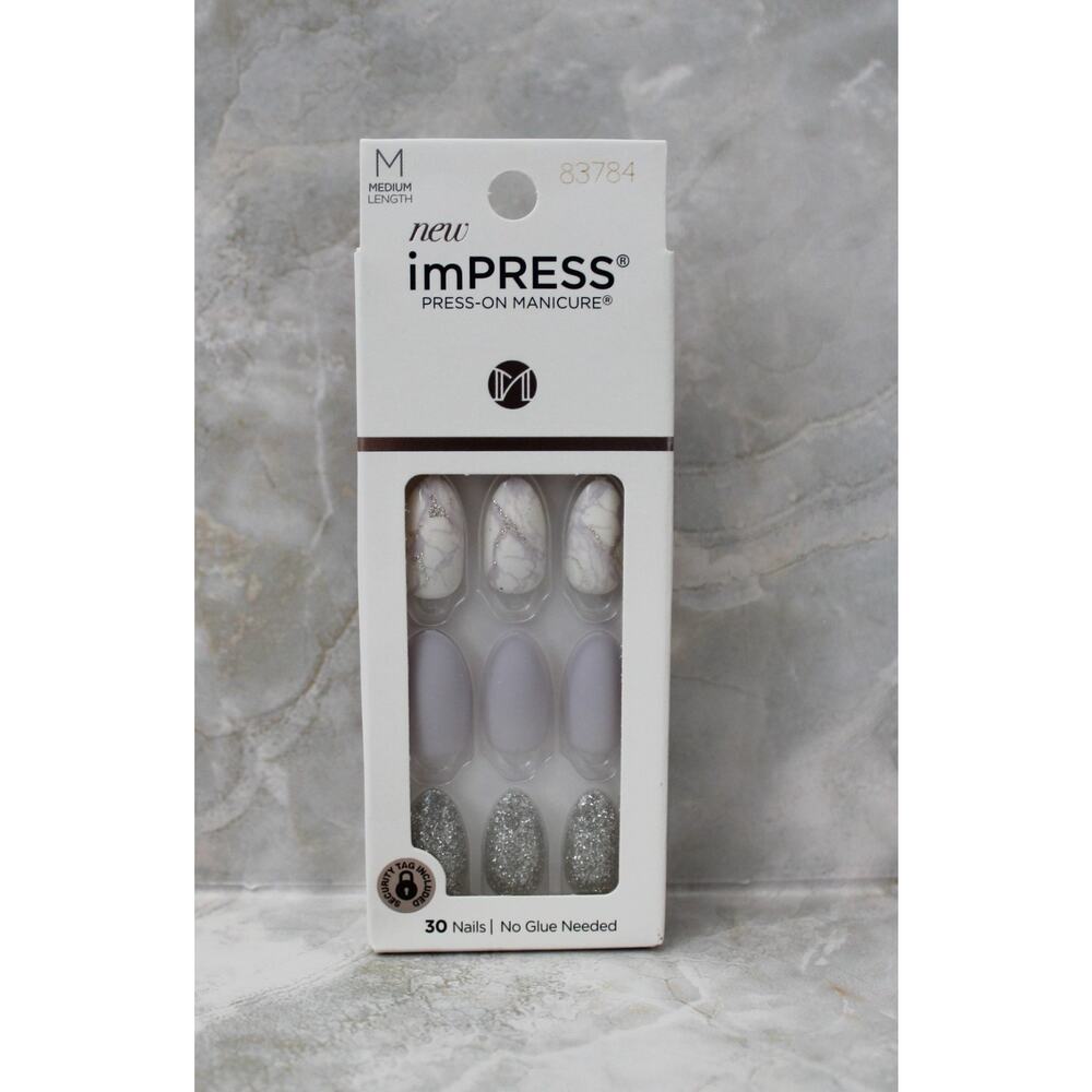 imPRESS Press-on Manicure Climb Up Medium Almond New